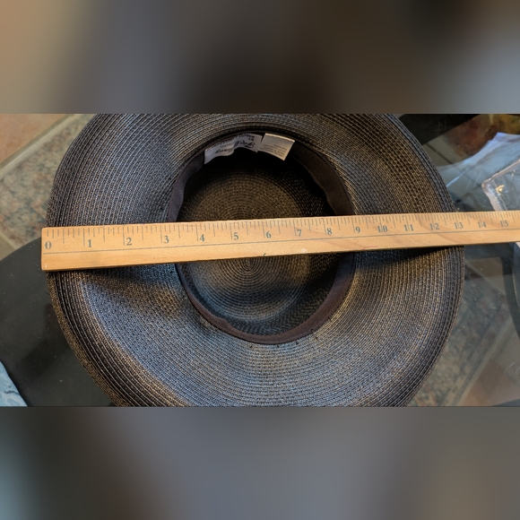 Fine Millinery by August Accessories Black Women's Hat with a Ribbon Bow Detail. - Picture 5 of 7